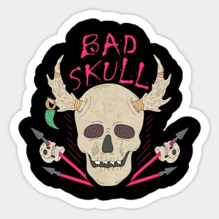 Bad Skull 2 Sticker